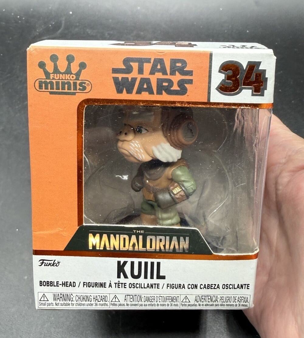 Funko Minis Star Wars The Mandalorian Kuiil #34 Bobble-Head New in Box